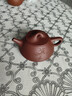 京东京造 宜兴紫砂壶手工【原矿紫泥】泡茶壶茶具 唐云石瓢壶套装 240ml 实拍图