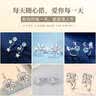 老凤祥一周纯银耳夹无耳洞耳环女士耳钉2026新款七夕情人节礼物送女友 L-TY597星期耳夹六件套耳饰 实拍图