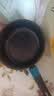 【亏本清仓】韩式麦饭石色不粘锅平底锅铁锅电磁炉不带盖 黑色小煎锅 16cm 实拍图