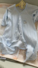 贝瑞加（Babyprints）宝宝连体衣2件装婴儿纯棉衣服四季薄款家居内衣透气爬服 白蓝66 实拍图