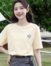 班尼路（Baleno）纯棉T恤女夏季2026新款设计感宽松圆领短袖女款时尚百搭体恤上衣 实拍图