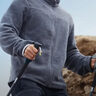 迪卡侬（DECATHLON）摇粒绒外套抓绒衣男保暖户外运动加厚秋绒衣冲锋衣内胆 男款-全拉链-深灰色 M 实拍图