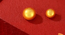 实时金【足金9999】黄金水贝黄金金豆子金锭送人节日礼物投资收藏理财 金豆豆2g【带证书】 实拍图