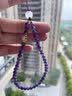 九华山手机链挂绳手腕防丢挂件女水晶手链挂饰手串送女友生日礼物实用 芮瑶-紫水晶手机链+礼盒 实拍图