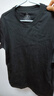 拇指白小T【水光魔术】二代三防短袖T恤春夏新款纯棉经典上衣 墨黑男 2XL 实拍图