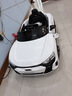 星辰皓奥迪儿童电动车四驱汽车遥控四轮宝宝玩具车可坐人童车RSGT 白色+四驱+遥控+摇摆+皮座+软轮 实拍图