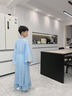 小淘孩儿童汉服国风汉服男童演出服唐装表演服 青筠 130 晒单实拍图