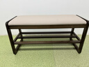爰京实木换鞋凳入户鞋架门口双层软包穿鞋凳子鞋柜入户柜80cm胡桃色 实拍图