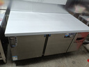 扬子冷藏工作台操作台冰柜商用保鲜工作台水吧台奶茶店设备全套平冷不锈钢冷藏冷冻柜冰箱厨房 双温款｜一级能效｜铜管制冷｜中梁加热｜不锈钢台面 长1.5M*宽0.8M*高0.8M 实拍图
