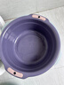 本迪大号加深洗脸盆38cm单个装学生宿舍洗衣加厚塑料盆泡脚盆颜色随机 实拍图