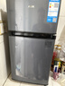 奥克斯小冰箱家用小型迷你冷藏冷冻两用出租房宿舍用节能省电寝室办公室电冰箱 【节能省电】156灰【高效保鲜 铜管速冷】42L 实拍图
