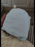 贝肽斯婴儿保暖帽子冬季款棉质胎帽新生儿宝宝0-12月儿童头饰御寒 乖乖兔-蓝色 （双层薄款） 0-3个月 (帽围32-39cm) 实拍图