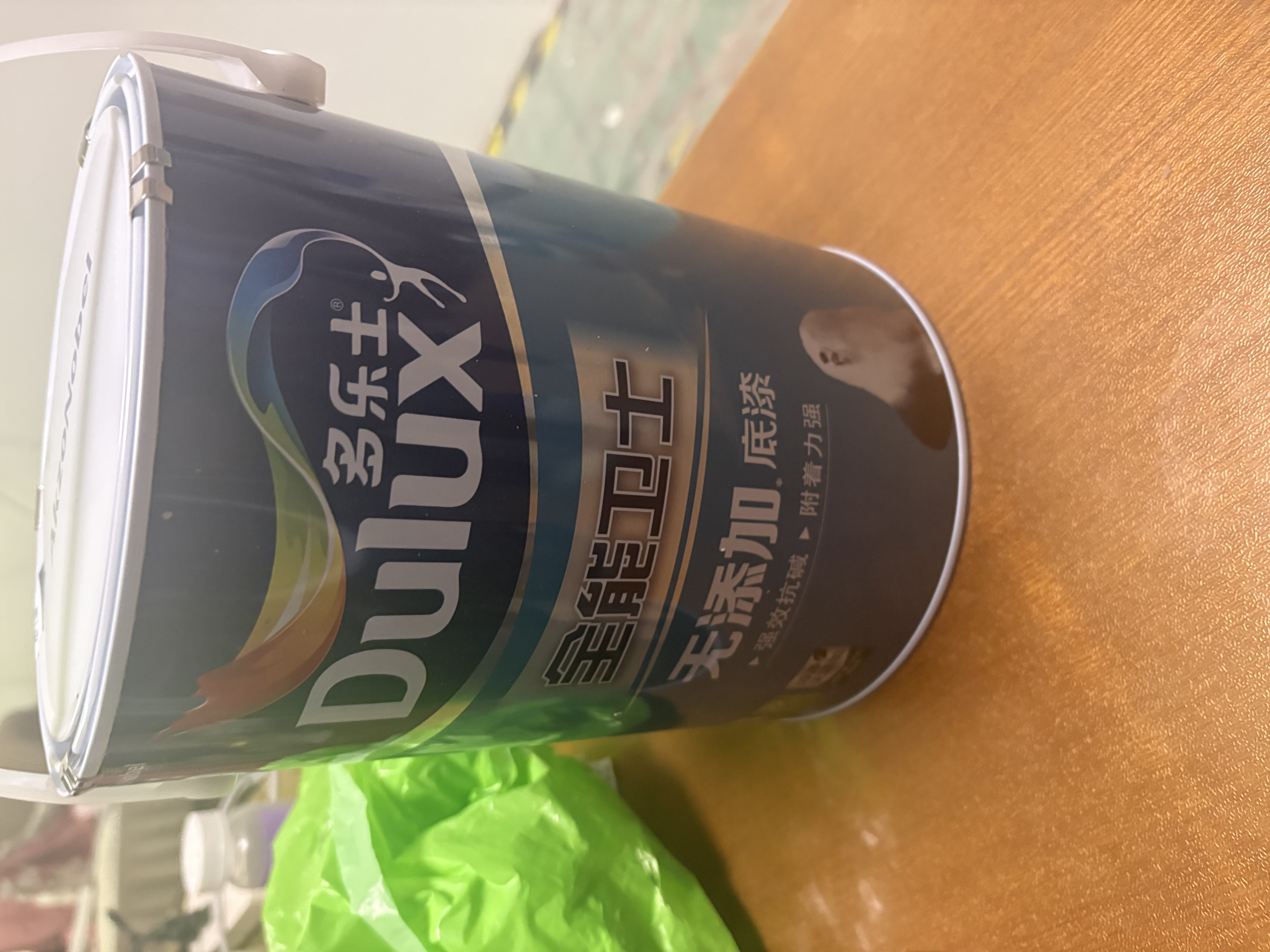多乐士（Dulux）劲护无添加竹炭瓷洁抗菌五合一内墙乳胶漆防霉白色墙面漆 A8145 15L套装 白漆 不可调色 实拍图