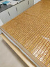 李记花果山沙发垫夏季凉垫麻将凉席沙发坐垫麻将块凉席竹席防滑垫贵妃可定制 窄边碳化色【双牛筋+防滑底】 45cm*45cm 坐垫 实拍图