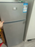 小鸭小冰箱迷你小型家用 冷藏冷冻两用宿舍寝室出租房用双门办公室电冰箱节能省电 【节能省电】158银色【一级能效 高效保鲜】68L 实拍图
