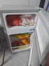 奥克斯（AUX）家用双门迷你小型冰箱 冷藏冷冻保鲜小冰箱 宿舍租房节能电冰箱 【国家补贴】BCD-30K118 基础款 银色 实拍图