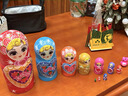 华诗孟俄罗斯套娃玩具10层风干椴木手工绘制生日礼物儿童益智木质玩具 实拍图