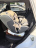 Heekin德国 儿童安全座椅汽车用0-4-12岁婴儿宝宝360度旋转ISOFIX硬接口 时尚灰(ISOFIX+360度旋转) 实拍图
