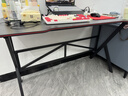 奥伦福特  电脑桌台式家用电竞游戏桌办公书桌简约书房写字桌子 碳纤维纹路单桌-120*60 升级款电竞桌 实拍图