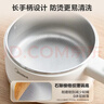 美的（Midea）电煮锅 小电锅 不锈钢0涂层电热锅 宿舍小锅多功能锅 1.6L学生寝室一体泡面小火锅XZC2017G 配蒸笼 实拍图