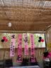 忆笙花 生日场景布置快乐装饰背景挂布kt板爱心气球条幅桌牌堆堆盒女孩 生日挂布4条+粉色大爱心套装 实拍图