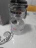 茶壶泡茶杯家用茶具茶水分离滤茶器烧水壶玻璃飘逸杯泡茶壶个人 品茗杯2个装 实拍图