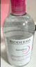 贝德玛（BIODERMA）舒妍舒缓多效洁肤液500ml 粉水卸妆水温和净卸舒缓不紧绷 实拍图