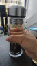 京东京造双层加厚玻璃杯 无铅高硼硅带茶隔水杯304茶隔泡茶杯男士360mL 实拍图