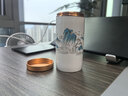 羊脂玉白瓷小号茶叶罐陶瓷便携旅行迷你密封罐空罐红茶绿茶储存罐 羊脂玉铝盖茶叶罐-迎客松 实拍图