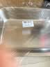 洛滑不锈钢方盆长方形份数盆饭店食堂托盘烤鱼自助快餐菜盆方盘 32cm×22cm×7cm【不带盖】3L 实拍图