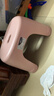 换鞋凳小凳子座椅小板凳可叠放加厚塑料凳高级感儿童学生寝室矮凳 樱花粉1个 实拍图