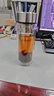 富光玻璃杯双层带茶隔大容量水杯 高档商务泡茶杯 高硼硅杯子500ml 实拍图
