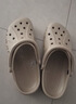 CROCS卡骆驰洞洞鞋贝雅洞洞鞋轻便运动鞋耐磨一脚蹬拖鞋休闲鞋|10126 卵石色-2V3 36 /37(220mm) 实拍图