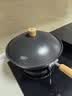 苏泊尔（SUPOR）有钛铁不粘炒锅 无涂层锤纹铁锅燃气电磁炉【厨房好物】EC32AYT02 实拍图