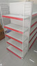 乐企超市货架展示架便利店货物架药店小卖部零食店文具店置物架子展柜 五层主架（升级加厚） 单面【长72*宽42*高130cm】 实拍图