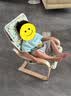 宜家（IKEA）POANG波昂儿童扶手椅带靠垫一体儿童沙发椅子垫柔软家用 儿童扶手椅桦木贴面波点图案 实拍图
