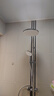 法恩莎（FAENZA）三功能旋钮淋浴套装顶喷手持可升降易洁硅胶花洒【银】F2M8842CP 实拍图