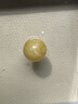 炫夏附证书天然原矿蜜蜡单珠子散珠圆珠琥珀鸡油黄白花蜜手串金刚配珠 蜜蜡珠子单颗约10mm（附证书） 实拍图