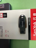 闪迪（SanDisk）128GB USB3.2 U盘 CZ550黑色 读速100MB/s 安全加密 数据恢复 学习办公电脑车载 高速大容量优盘 实拍图