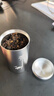 京适茶叶罐便携小茶罐铝合金属储存罐密封罐装高端茶叶盒空盒收纳盒 茶【太空银】大号 220ml 实拍图