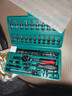 绿林（GREENER）47件套筒扳手汽修工具套装棘轮摩托修车公路工具箱快速扭力螺丝刀 实拍图