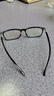 玉品堂防蓝光老花镜男日本进口高清TR老花眼镜女老光眼镜7403黑200度 实拍图