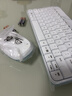 罗技（Logitech）MK245 Nano 键鼠套装 无线键鼠套装 办公键鼠套装 紧凑型 可调支架 带无线2.4G接收器 白 实拍图