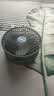 电风扇伸缩折叠小风扇宿舍家用静音充电型办公台式USB桌面宿舍大风力夏台面落地两用折叠电风扇 直插款 颜色随机 无档位开关1个装 实拍图