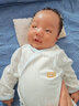贝瑞加（Babyprints）宝宝连体衣2件装婴儿四季内衣纯棉爬服薄款哈衣柔软家居睡衣 蓝66 实拍图