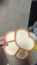COOKSS 宝宝餐盘硅胶婴儿学吃饭分格儿童餐具辅食碗餐盘带吸盘 双拼橙 实拍图