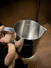 CLITON咖啡拉花杯鹰嘴意式拉花缸 304不锈钢打奶泡杯带刻度打奶缸350ml  实拍图