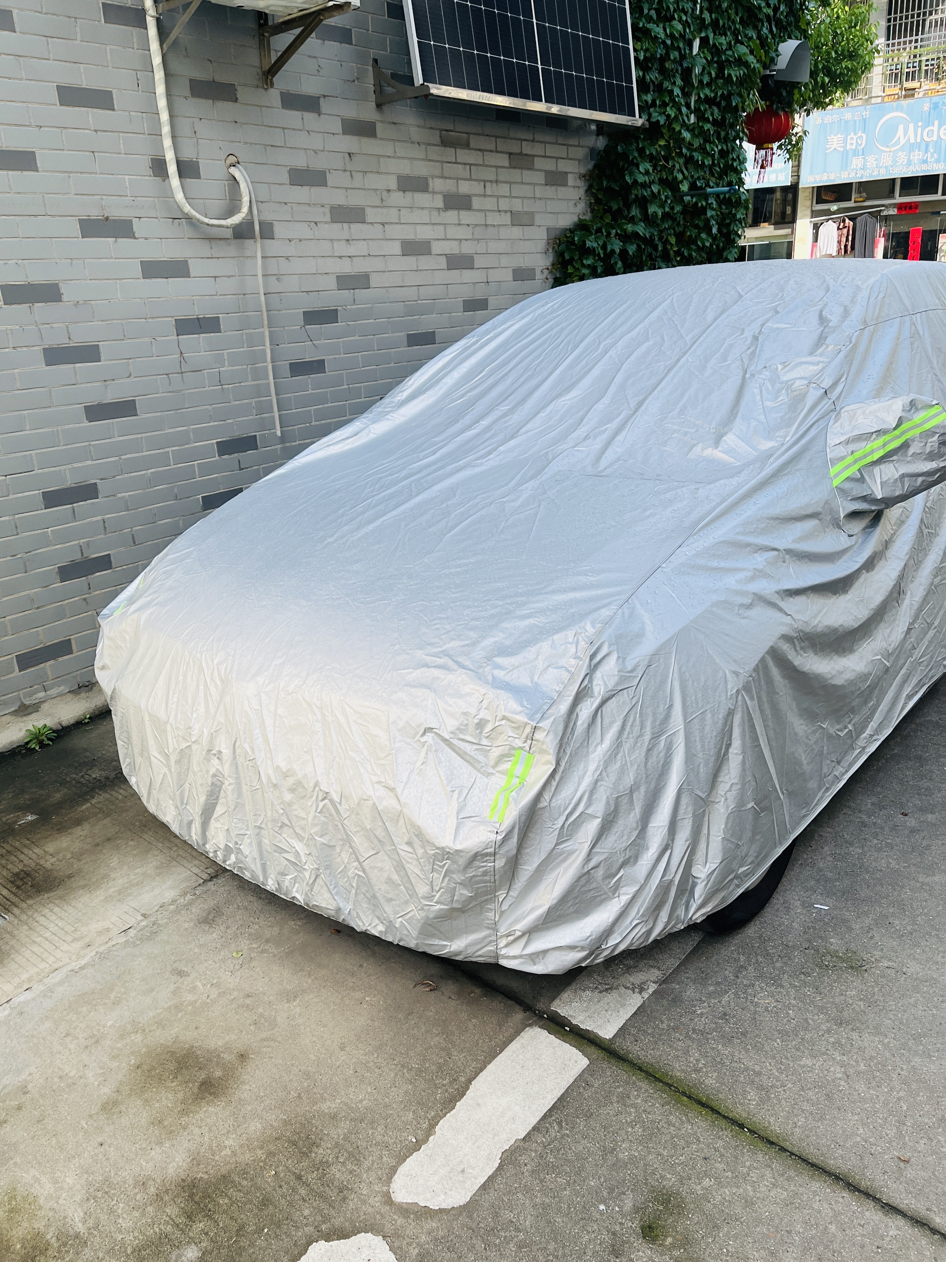 大众POLO车衣全车罩polo PLUS菠萝专用遮阳隔热防晒防雨防雪霜防冻汽车套外罩遮车布 夏季防晒防雨-冬季防雪保暖-耐撕扯牛津布车衣 Polo专用汽车防晒罩防雪罩防冻罩防雨罩 实拍图