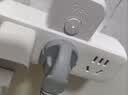 得力（deli）插座转换器 转换插头 宿舍插板排插插排品字形扩展插座 总控无线一转三转换插座 3插位 LU5001 实拍图