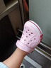 卡骆驰（CROCS）贝雅卡骆班儿童洞洞鞋沙滩鞋男女童包头拖鞋/207018/207019 芭蕾粉/糖果粉-6TG 28 (165mm) 实拍图
